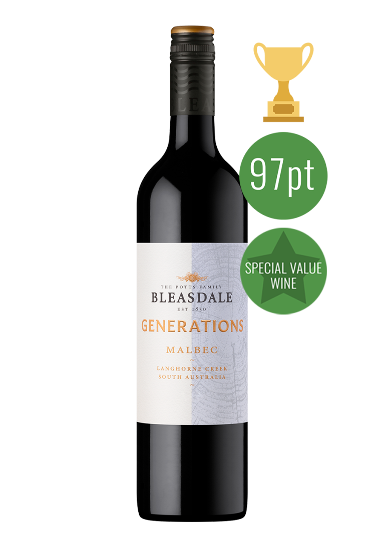 Generations, Malbec, 2019/2021, Langhorne Creek, Bleasdale - wine-express.pl