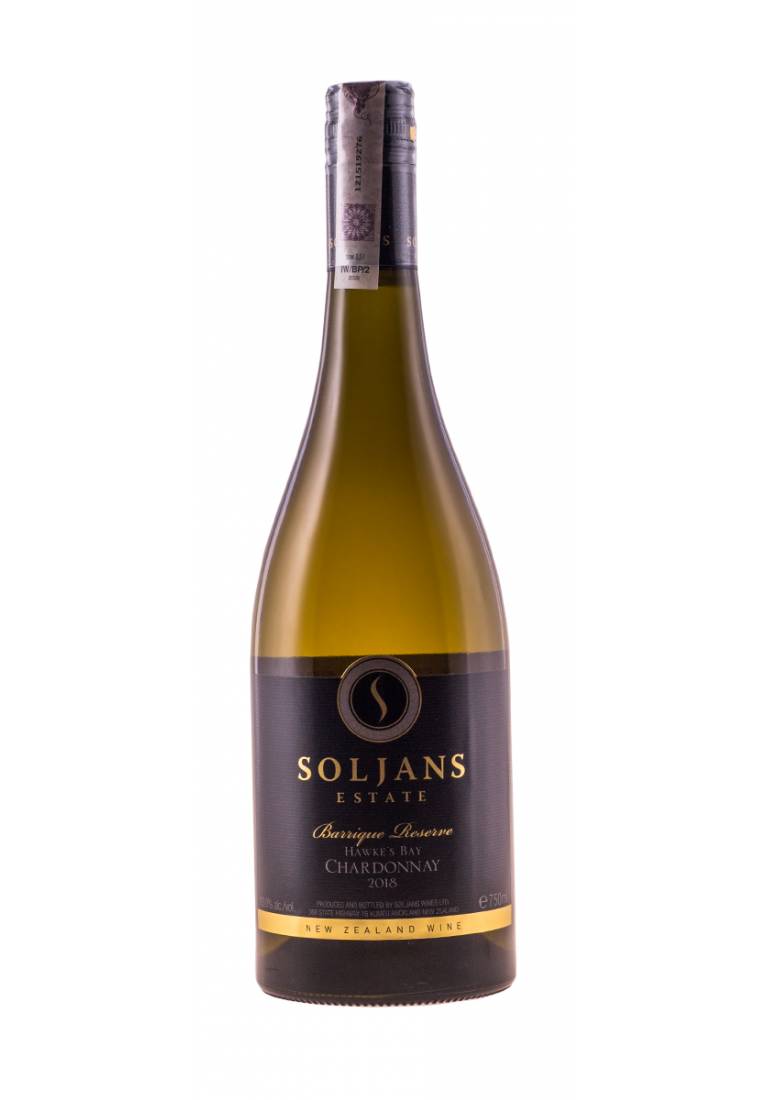 Chardonnay, Barrique Reserve, Hawkes Bay, 2019, Soljans Estate - wine-express.pl