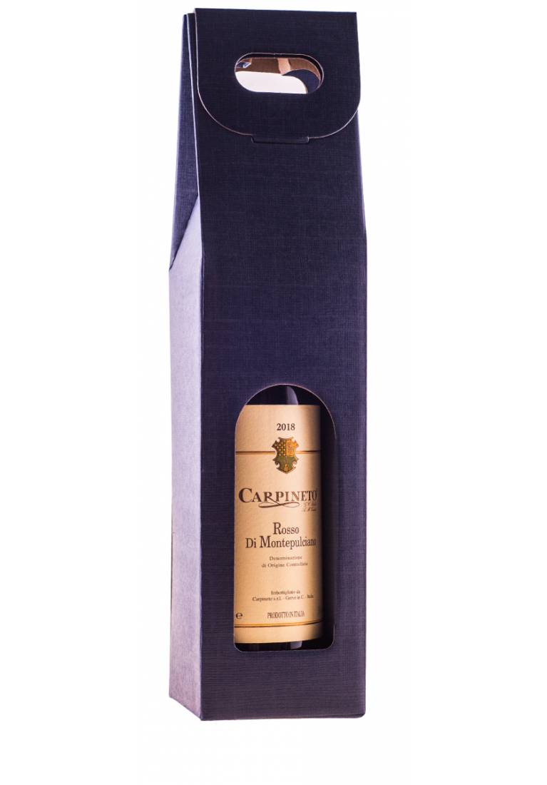 Single bottle gift carton (navy blue)
