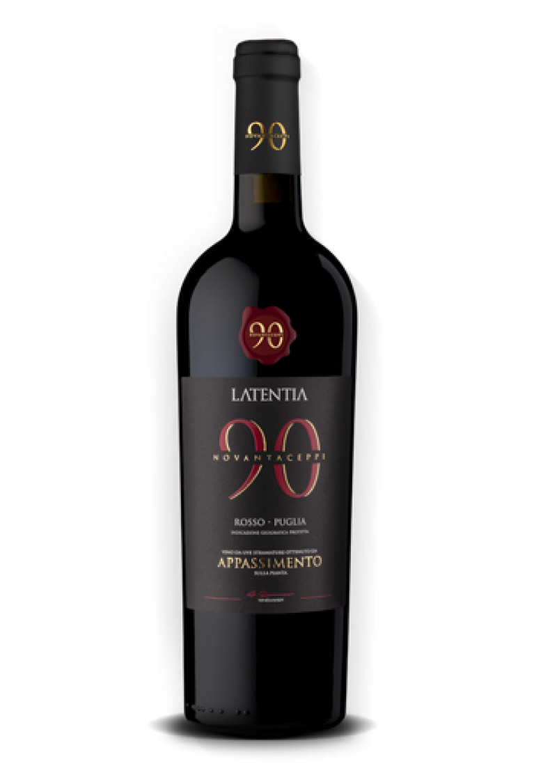 Novantaceppi, Appassimento Rosso, 2020, Puglia, Latentia Winery